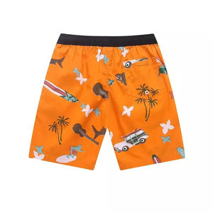 Maillot de bain personnalisé à séchage rapide pour hommes, short de plage taille haute respirant avec fermeture à la taille élastique, imprimé à motif solide et chaud - Product Image 2