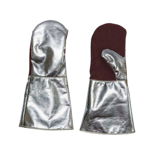 Gants de soudage en cuir de vachette fendu de protection contre les chocs anti-coupure de meilleure qualité Gants en cuir de sécurité résistants aux coupures - Product Image 1
