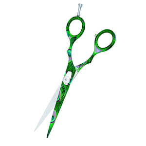 Ciseaux de coiffure en papier enduit de conception de paon - Product Image 6