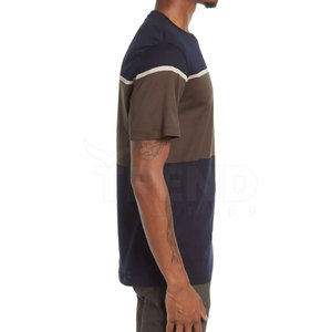 High Quality Cotton Bamboo Fiber Men T-Shirts Breathable Quick Dry Comfortable Short Sleeve for Street Wear Wholesale Bulk - Product Image 3