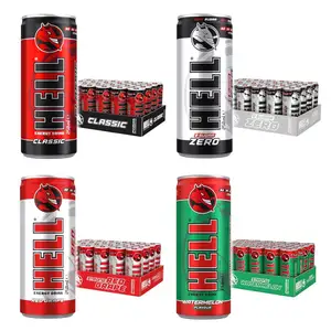 Hell Energy Drinks 250ml - Original - Uva - Melancia - Preços de atacado zero