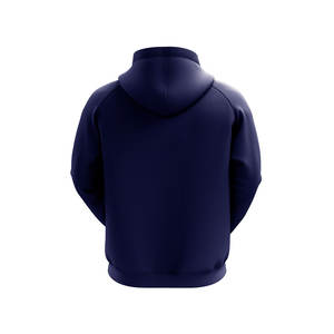 Sweats à capuche 100% coton épais pour hommes nouvelle mode hiver double couche logo brodé personnalisé premium solide 6XL bouffée vente en gros - Product Image 3