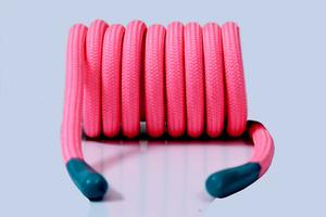 Cordon tressé sur mesure avec extrémité en silicone, imperméable et résistant aux hautes températures pour vêtements, chaussures, sacs, tentes - Product Image 5