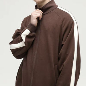 Sudadera deportiva de invierno de alta calidad para hombre, Sudadera con capucha y cremallera, chándal, Jersey cálido para correr, gimnasio, Fitness, estampado sólido - Product Image 4