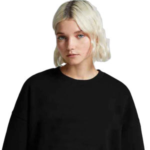 Acid Wash Reverse Weave Sweatshirts pour femmes Sweatshirts de lavage à l'acide avec col entonnoir pour femmes - Product Image 3