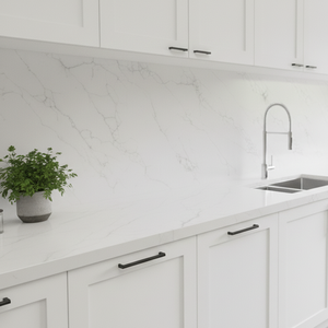 2025 nouveau HIC Quartz HD813 marbre Style Calacatta blanc grande dalle comptoirs artificiels dessus de Table cuisine île salle de bain haut - Product Image 1