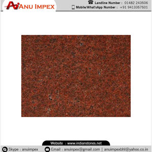 Losa de granito rojo moderno Bruno para cocina, baño, diseño de interiores, piedra natural con acabado superficial pulido - Product Image 5