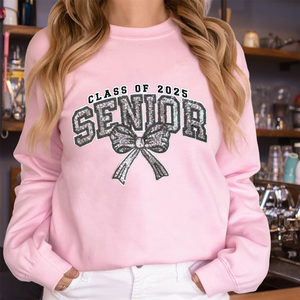 Respirant personnalisé rose encolure ronde femmes brodé manches longues sweat femmes sweat pour femmes - Product Image 1