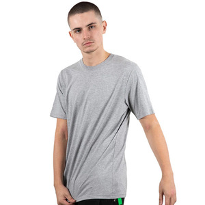Camiseta de algodón 100% de alta calidad para hombre con estampado, nuevo diseño liso en blanco, manga corta, cuello redondo, estilo informal, camiseta 250 Gsm - Product Image 2