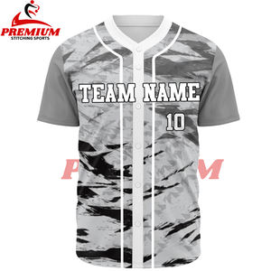 Camiseta de Béisbol Personalizada con Logotipo Bordado, Uniforme Transpirable 100% Poliéster, Venta Directa de Fábrica - Product Image 3