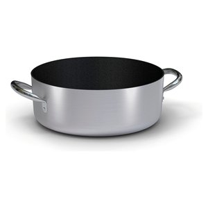 Professional Series 2000 Non-Stick Aluminum Casserole Dish 32cm Luxury Saucepan with 2L Capacity Black and Iron Material - Product Image 1