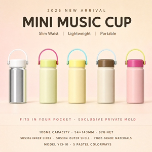 <b>Small</b> 100ml Vacuum Insulated Stainless Steel Tumbler with 6-12 Hours Thermal Insulation Portable Camping Cup for Office & Travel - Product Image 1