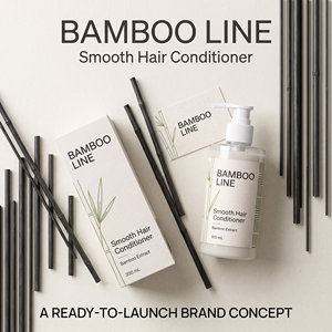 Acondicionador para Cabello Suave 300 mL de BAMBOO LINE, Marca Lista para Lanzar - Product Image 2