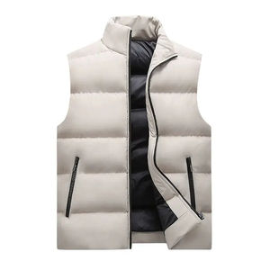 OEM Custom Logo Sleeveless Bubble Puffer <b>Vest</b> Jacket Waistcoats Warm Winter <b>Men</b> <b>Vest</b> For <b>Men</b> - Product Image 6