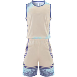 Maillot d'entraînement de basket-ball unisexe à séchage rapide uniforme vierge imprimé recto-verso personnalisable équipe jeunesse options de taille plus pour adultes - Product Image 2