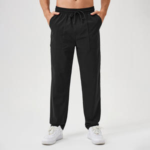 Pantalons de sport d'entraînement pour hommes, automne-hiver, séchage rapide, amples, confortables, jambes droites, shorts décontractés pour l'extérieur - Product Image 6