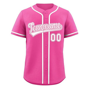 Maillot de baseball unisexe personnalisé de haute qualité maillot de baseball OEM maillot de baseball vêtements de sport de plein air avec impression de logo personnalisé maillot de baseball pour hommes - Product Image 5