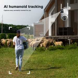 Cámara de Seguridad Inalámbrica de Doble Lente SZSINOCAM, con Giro e Inclinación, Visión Nocturna, Detección de Movimiento y Llamadas Bidireccionales para Uso en el Hogar y la Oficina - Product Image 6