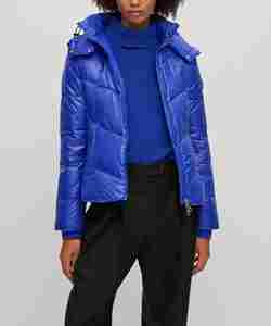 Ladies Winter Warm Street Outerwear Belt Turn Down Collar Long Sleeve Motorcycle Coat Fashion <b>Woman</b> Puffer <b>Jacket</b> Wholesale - Product Image 1