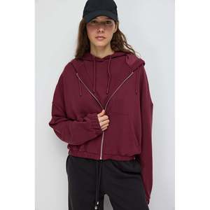 Sudadera corta con cremallera - Product Image 1