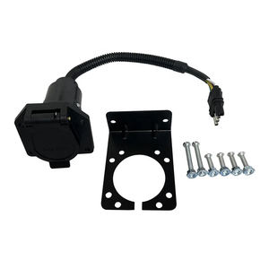 Conector de Remolque de 4 Vías, Enchufe Plano a Conector de Remolque Americano de 7 Vías, Soporte de Montaje, Material TPU/Cobre, Modelo <span class=keywords><strong>ANTHEM</strong></span> - Product Image 2