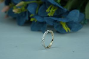 Anillo de moissanita de diamante cultivado en laboratorio de lujo corte redondo VS1 claridad IGI SGL certificado Oro rosa oro plata proveedor mayorista - Product Image 5