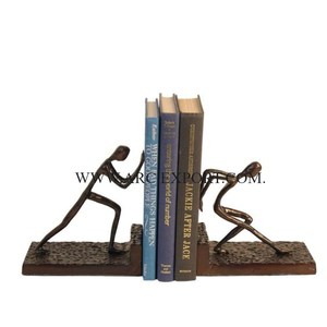 Sujetalibros de latón macizo chapado en oro de diseño de lujo, forma personalizada de flecha, sujetalibros de Metal con estilo para el hogar y la sala de estar a la venta - Product Image 4