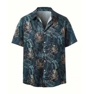 New Fashion Luxury <b>Floral</b> <b>Men's</b> Half Sleeve <b>Shirt</b> Slim Fit Designer Print Royal Style Casual Club Fashion Made in Bangladesh - Product Image 1
