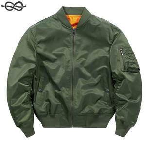 Automne hiver hommes pilote vol veste épaissie Baseball costume décontracté coupe-vent chaud Bomber manteau laine tissu temps froid - Product Image 6