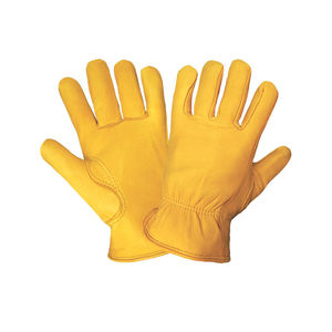 Gants de travail en cuir d'hiver pour hommes, isolés contre le froid, avec doublure en polaire, gants de travail thermiques chauds pour congélateur - Product Image 3