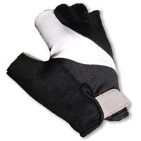 Guantes Deportivos para Ciclismo y Motociclismo, con Protección de Palma de Cuero PU, Antideslizantes, Correa de Muñeca Ajustable, Diseño de Cinco Dedos