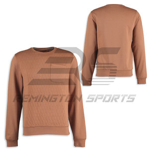 High Quality <b>Sweatshirts</b> Men <b>Quilted</b> <b>Sweatshirt</b> Soft Professional <b>Sweatshirt</b> Custom Men - Product Image 2