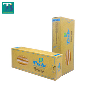 Peelu Miswak/Siwak/Sewak Boîte de 12 pièces Bâton dentaire naturel à base de plantes pour les soins dentaires traditionnels Produit d'hygiène buccale multi-usages - Product Image 1