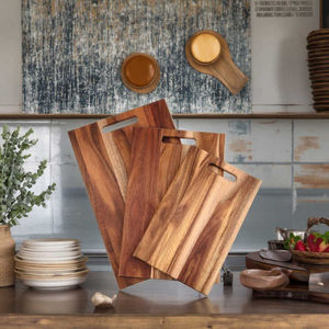 Tabla de cortar de madera de acacia rectangular al por mayor de alta calidad, Material seguro ecológico, 1,5 cm de espesor, peso ligero y duradero - Product Image 3