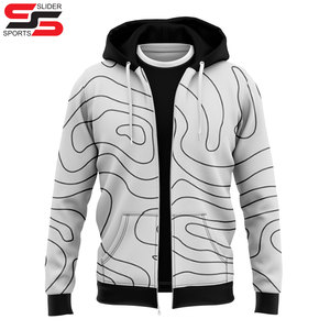 Customized High-quality ,Black, Long-sleeved, Winter Sportswear Fleece Hoodie - Product Image 6