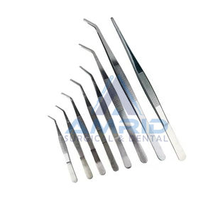 Pinzas dentales quirúrgicas Pinzas médicas de acero inoxidable Pinzas con revestimiento negro reutilizable - Product Image 4