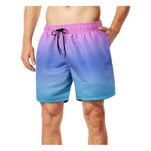 Short de plage léger et personnalisé pour hommes avec 100% polyester 240 GSM avec short de plage pour hommes de haute qualité et de qualité supérieure - Product Image 2