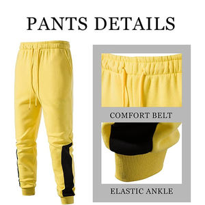 Vente chaude Survêtements pour hommes décontractés écologiques à capuche Fermeture éclair Coupe régulière Léger Design 2 en 1 Vêtements de rue Ensemble de fitness OEM - Product Image 6