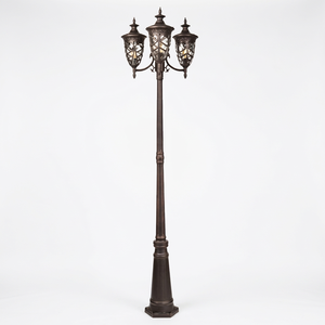 Lampe de jardin LED extérieure IP65 étanche, alimentée par courant alternatif, éclairage paysager à intensité variable avec capteur de lumière, luminaire en aluminium - Product Image 2