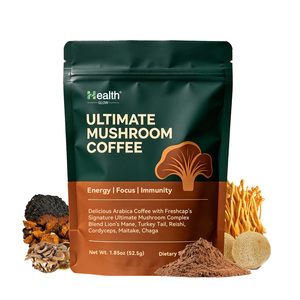 OEM Personalizado, Café de Hongos en Polvo 8 en 1, Mezcla para la Salud Cerebral con Melena de León, Chaga, Shiitake, Maitake, Cola de Pavo, a Granel - Product Image 1