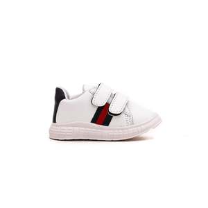Boys White Casual <b>Basketball</b> Style Jogger <b>Shoes</b> KD1549 - Product Image 3
