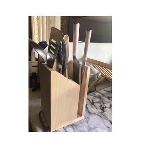 Portaherramientas de madera respetuoso con el medio ambiente, utensilio de cocina, portaherramientas de cocina de tamaño personalizado, precio barato - Product Image 1
