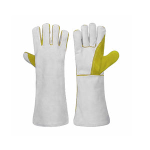2025 gants de soudage en cuir de vachette industriels de protection des mains robustes gants en cuir de mouton en peau de vache pour hommes - Product Image 5