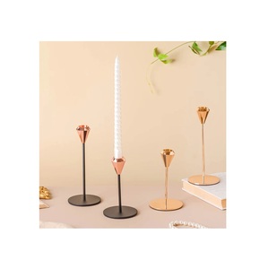 hot sale Metal Candle Holder With stylish base Traditional Design Handmade Candle stick <b>Stand</b> Stylish Decorative Candlestick - Product Image 5