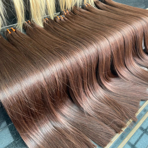 Cheveux bruts vietnamiens de haute qualité de couleur classique soyeux et brillants cheveux vierges directs de l'usine 100% - Product Image 1