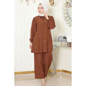 ชุดลำลอง ElbiseStone แบบ 2 ชิ้น ความยาวปานกลาง แขนยาว พร้อมดีเทลทันสมัย ผลิตจากผ้าฝ้าย 100% - Product Image 3