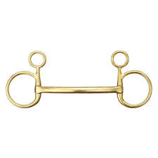 Veterinario Mullen Baucher Cheek Boca Snaffle Bit Pulido Boquilla Lisa Todas las brocas de snaffle de caballo están disponibles - Product Image 4