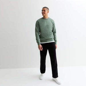 เสื้อมีฮู้ดฮิปฮอปบ็อกซี่ของผู้ชายผ้าคอตตอนผ้าเทอร์รี่100% ปักคุณภาพสูงสีตัดกันสำหรับฤดูหนาว - Product Image 3