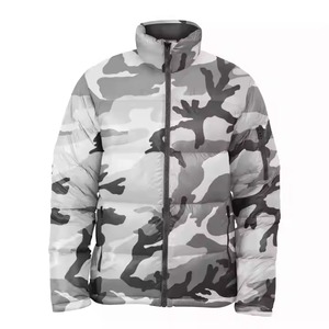 Manteaux matelassés personnalisés pour hommes Veste matelassée à bulles camouflée pour l'extérieur Vestes d'hiver chaudes pour hommes Vestes pour hommes - Product Image 5