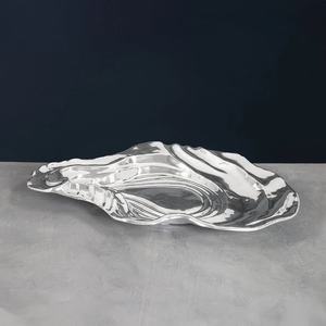 Ustensiles de cuisine de forme irrégulière utilisent un bol de service en fonte d'aluminium pour fruits légumes de luxe avec des arcs élégants pour la décoration de table - Product Image 1